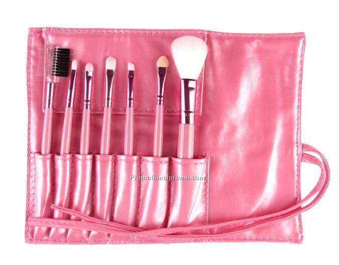 Professional 7pcs Makeup Brush Set Tools Make-up Toiletry Kit Set with Case
