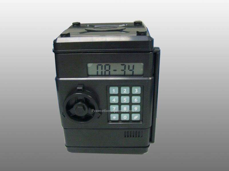 Black Electronic Safe Bank