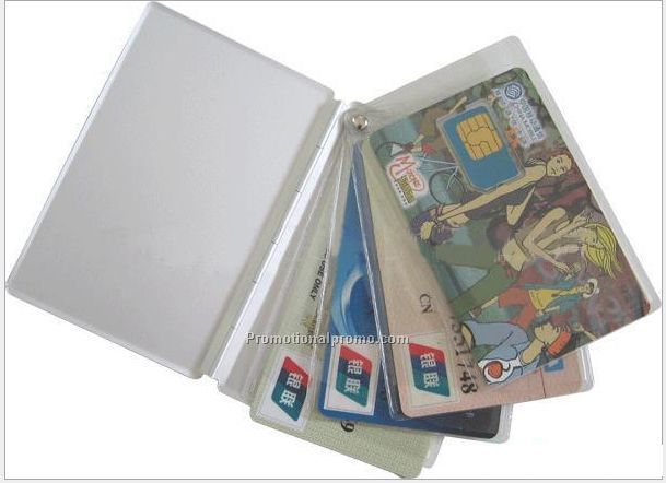 Metal credit card holder