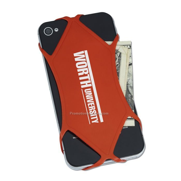 Mobil phone silicone biniki wallet card holder