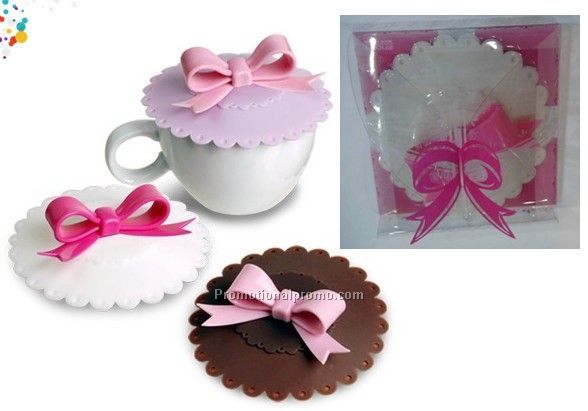 Silicone Butterfly Knot Lid