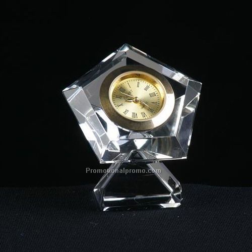 Star Shape Crystal Clock
