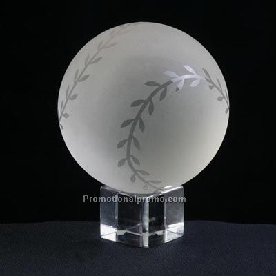 Pretty Crystal Globe with base