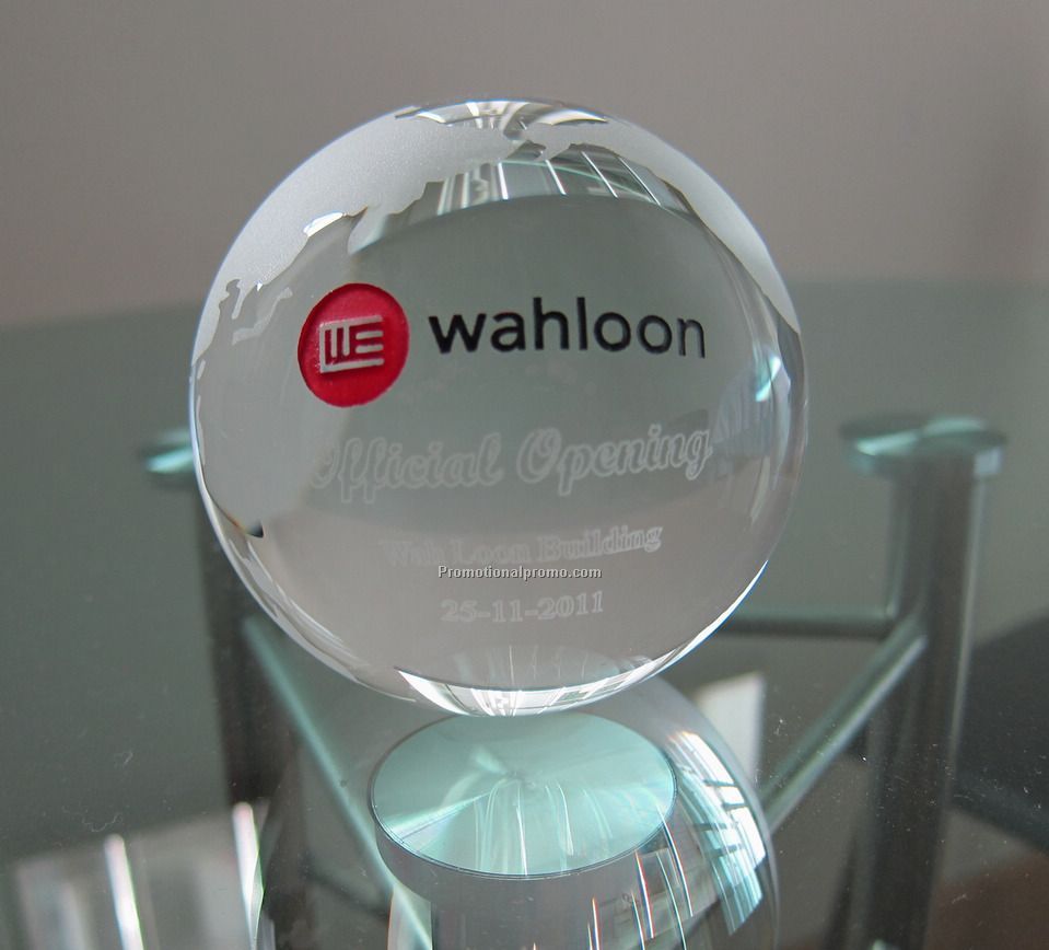 Crystal Globe with Gift Box
