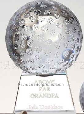 Crystal Golf Trophy