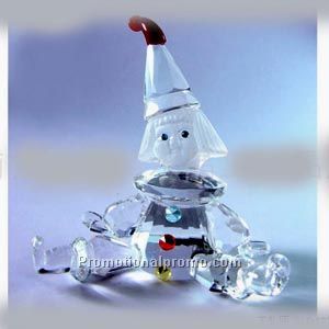 Crystal snowman for gift
