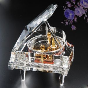 Fashion crystal piano model