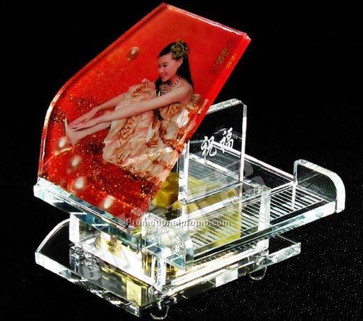 Beautiful crystal piano model
