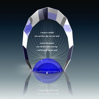 Fashion crystal trophy