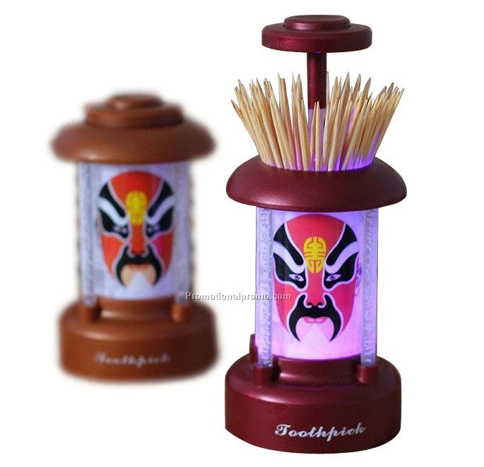 Face light Toothpick Holder