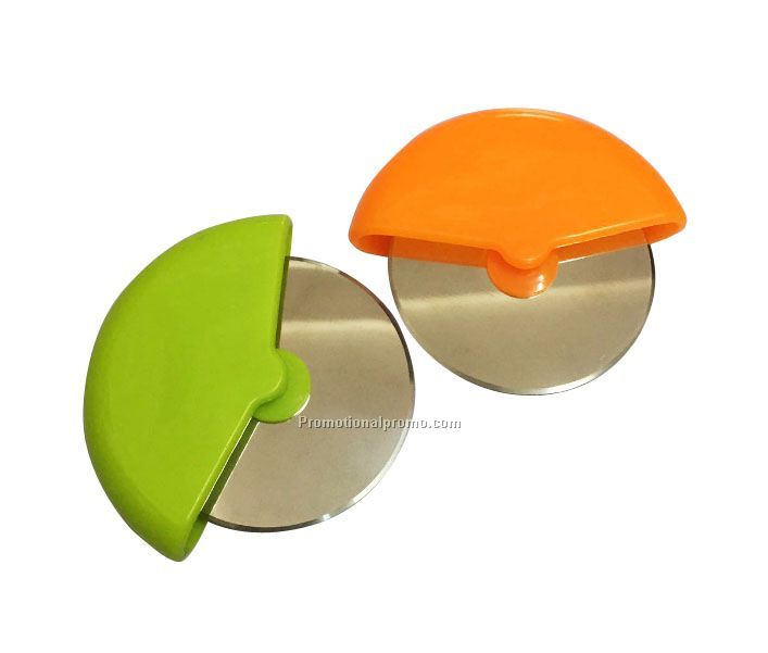 Stainless Steel Pizza Cutter with Plastic Handle