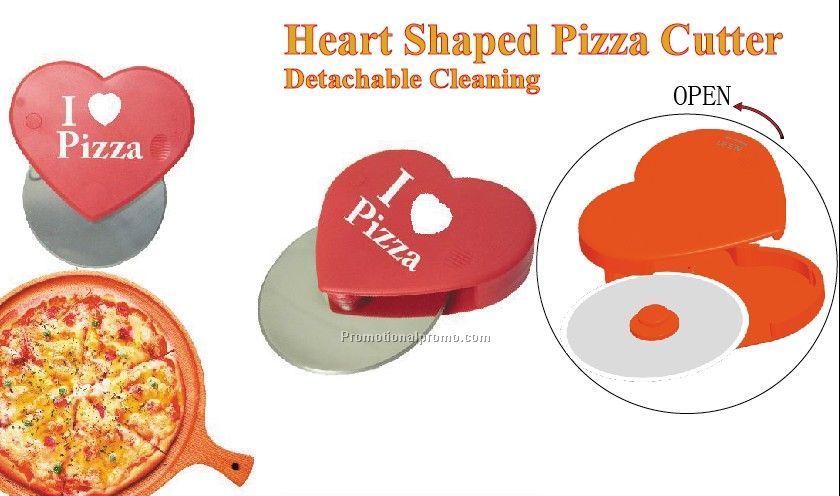 Heart Shaped Pizza CutterDetachable Cleaning