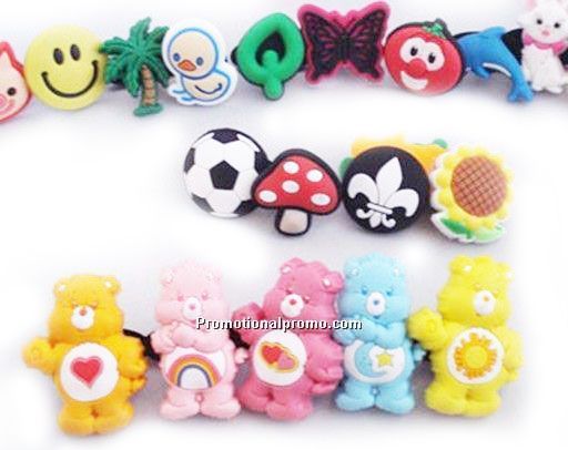 PVC shoelaces decoration