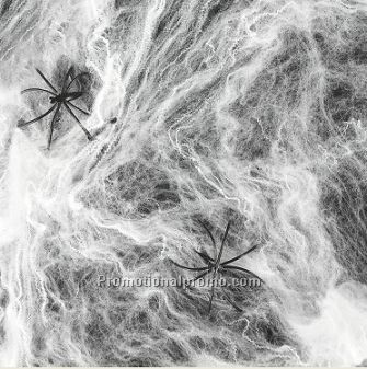 Spider Silk Cotton Bar Scene Layout Props Haunted House Shooting Halloween Spider Web