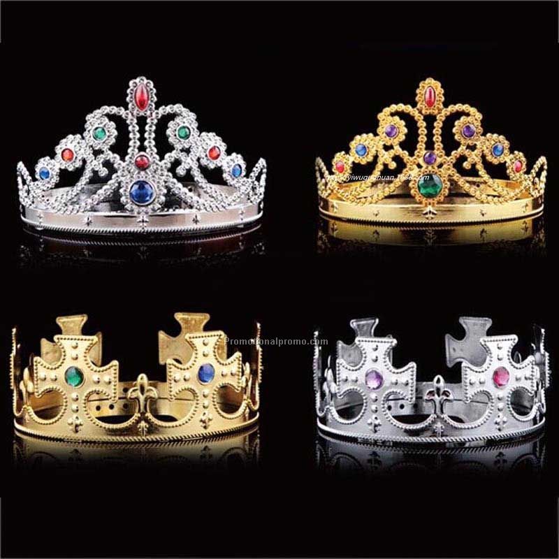 Hot Sale Plastic Tiaras for Christmas or birthday party