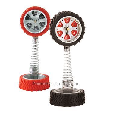 Tire Shaped Clocks