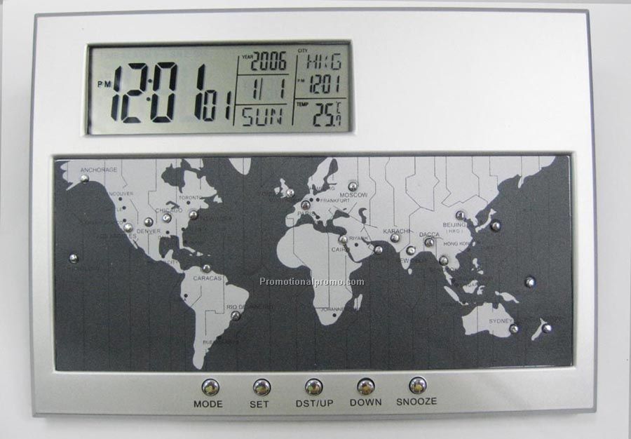 World time desk clock