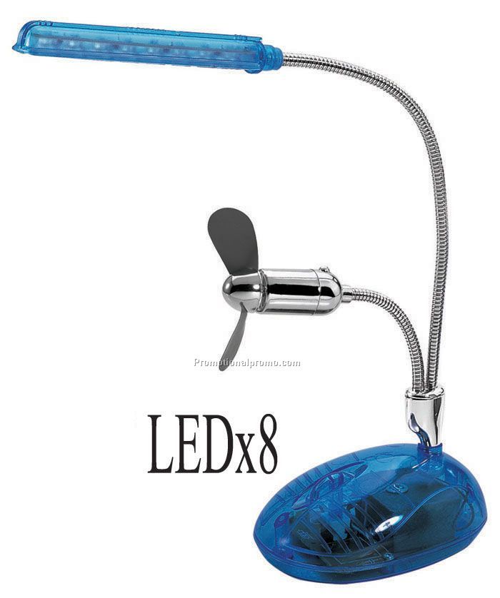 Computer Lamp and Fan