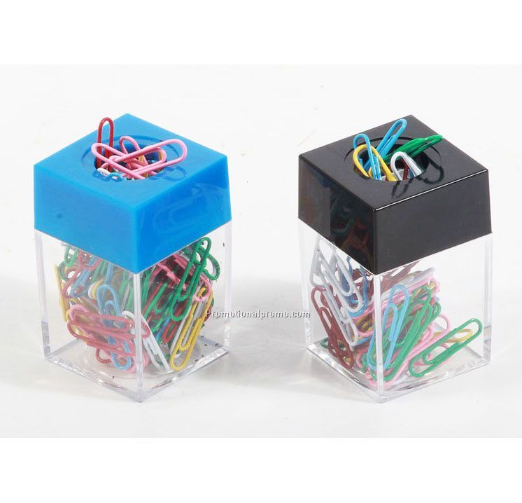 Plastic Rectangle Paper Clip Holder