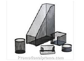 Metal Mesh Desk Accessory set 5