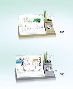 Plastic Desk Calendar