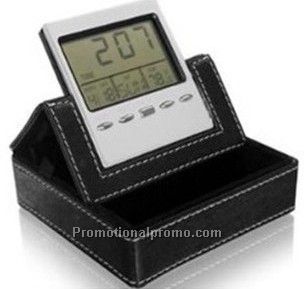 Electronic Calendar With PU Holder