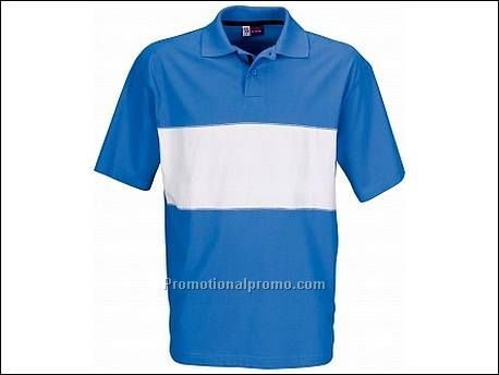 Detroit contrast polo. 1x1 rib gebrei...