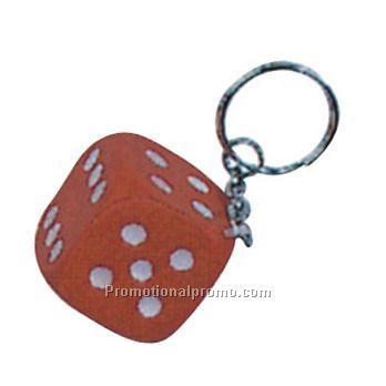 Dice keychain