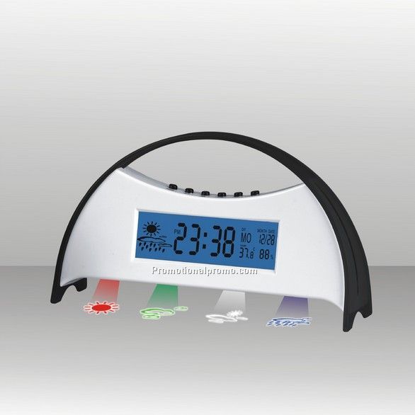Digital Weather Station /Projection Clock, color LCD screen calendar -