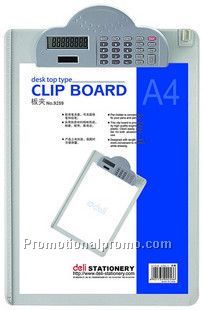 Holder With Solar Calculator