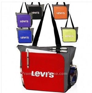 PVC Front Panel Canvas Tote Bags