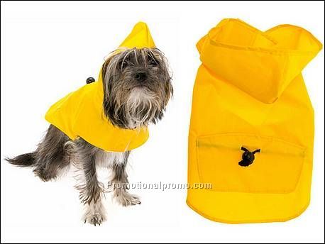 Dog raincoat yellow