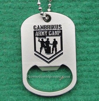 Bottle Opener Dog Tags