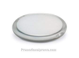 Double mirror in round shape