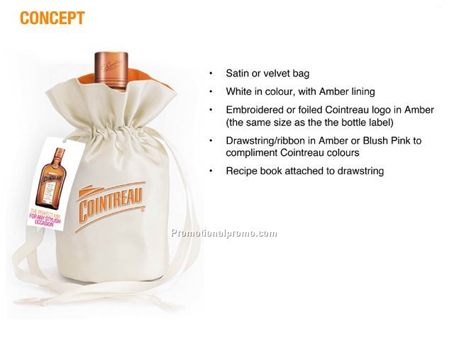 Round Shpae Drawstring Bag