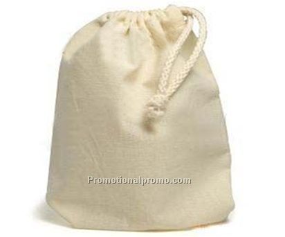 Natural Cotton Canvas Drawstring Bag