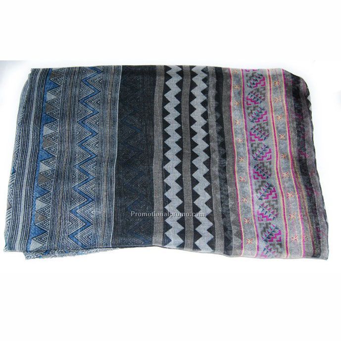 Multi polyester voile scarf dresses