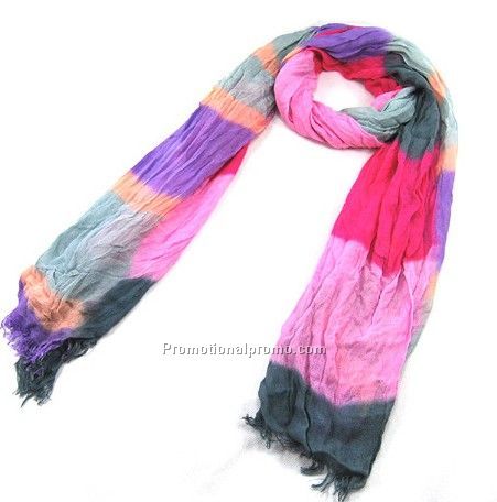 Multi polyester voile scarf dresses