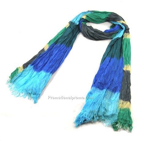 Multi polyester voile scarf dresses