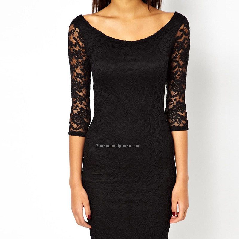 Customized lace dress