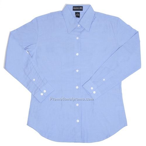 Dress Shirt - Jonathan Corey Ladies' Blended Long Sleeve Oxford Shirt, Poly / Cotton