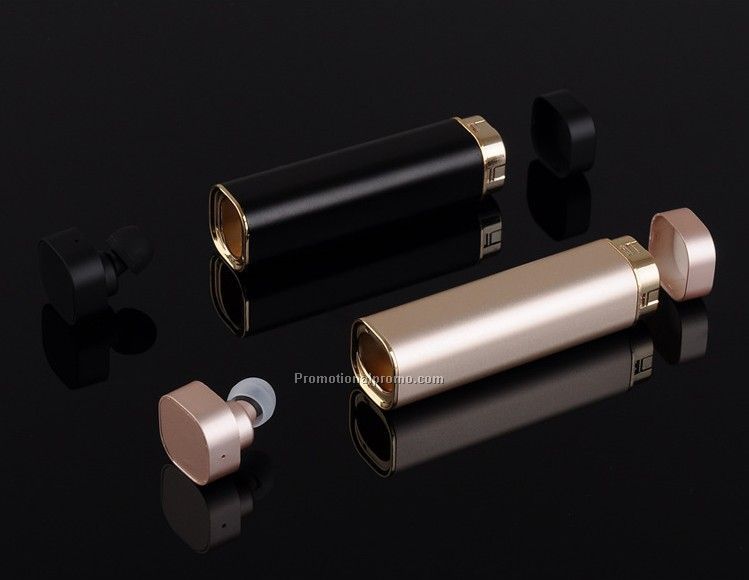Magnetic wireless mini bluetooth headset with power bank charging box