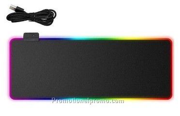 Travelcool Gaming Mouse Pad Luminous RGB Gaming Keyboard Desktop Mouse Pad Anti-Slip Adjustable Lighting Mouse Pads