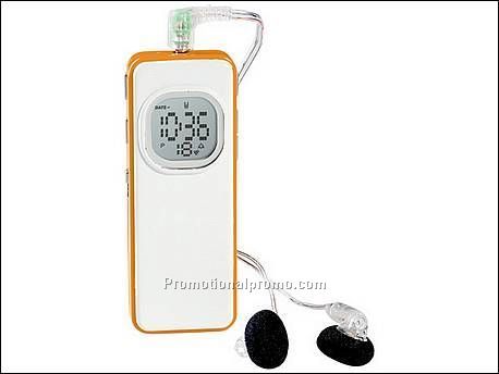 FM scanradio met stopwatch. Geeft...