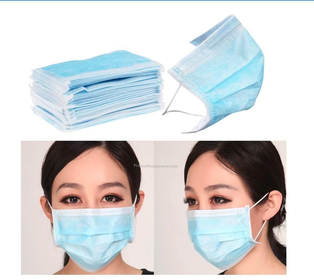 anti-dust anti-fog anti pollution disposable 3 layer Earloop Face Mask