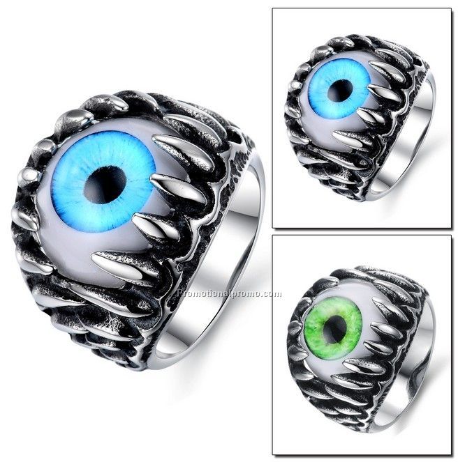 Novelty Opal inlay Men Ring