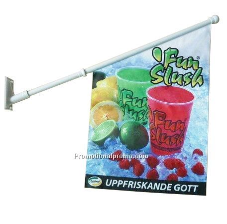 Imprinted PVC store flag