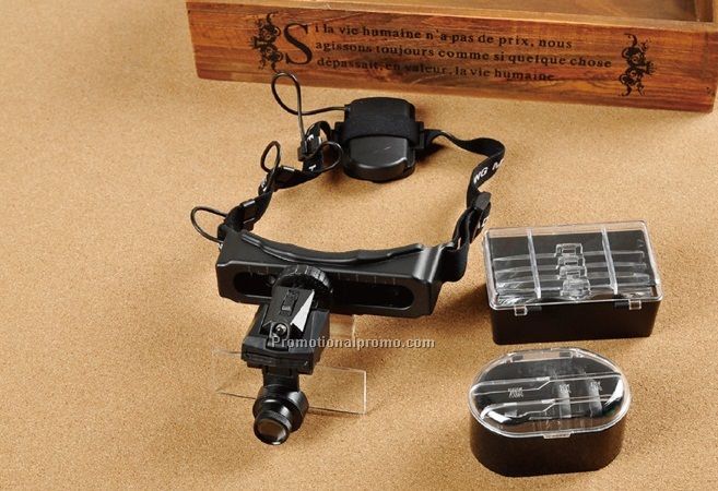 binocular head loupe with LED light