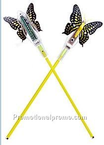 butterfly stick flashing word