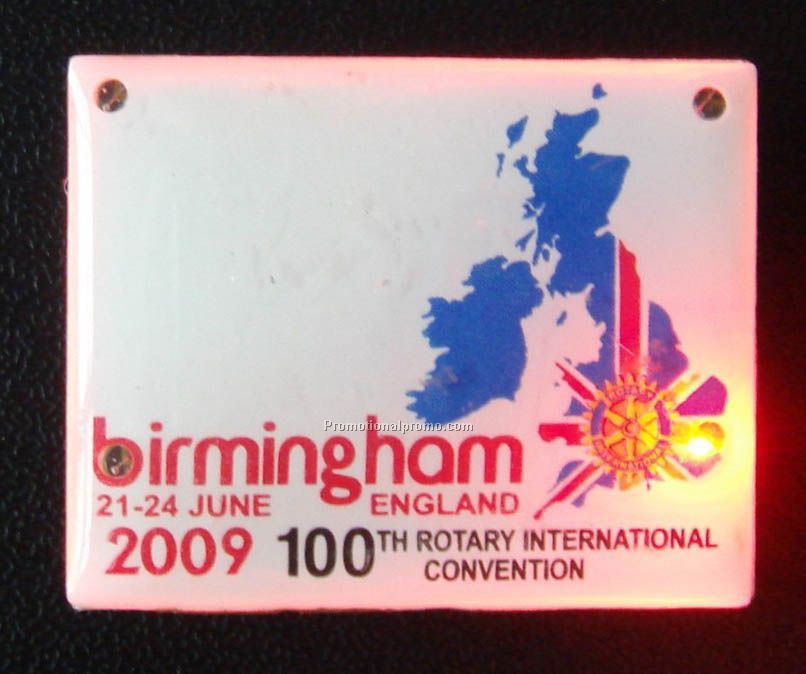 Flashing Badges, Flashing Tin, LED Badges
